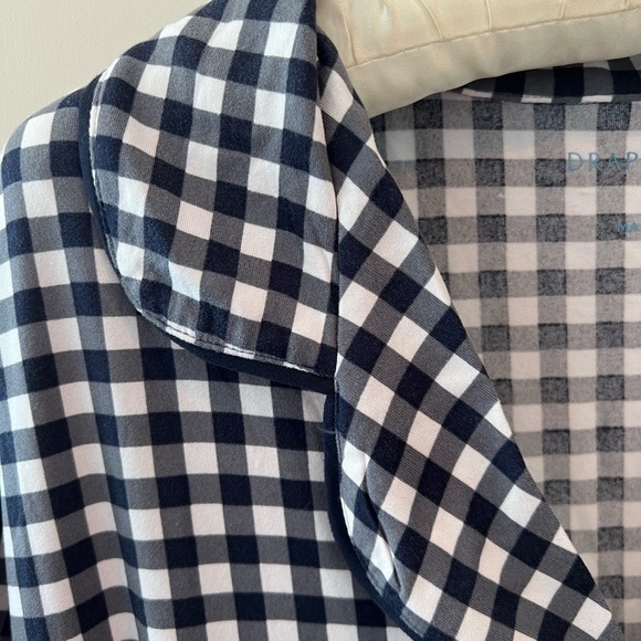 Draper James Pajama Top in Gingham - Picture 2 of 16
